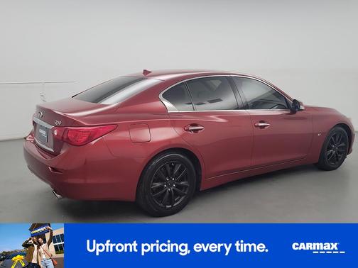 Red 2015 INFINITI Q50 Premium