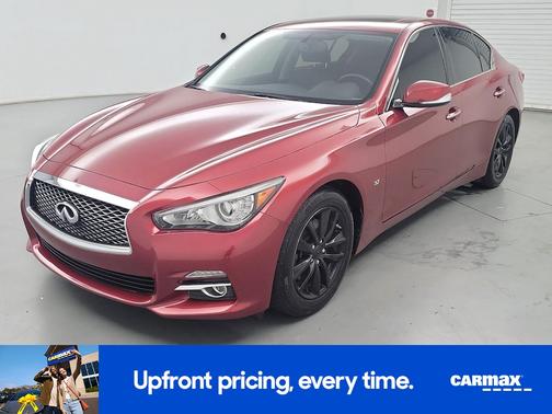 Red 2015 INFINITI Q50 Premium