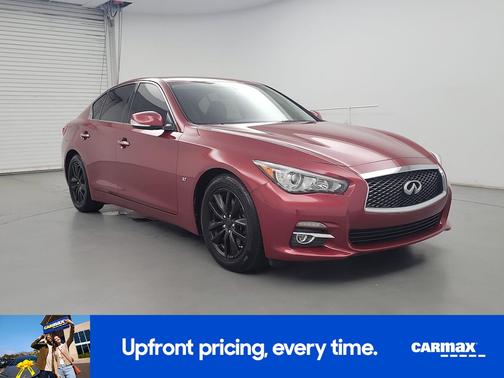 Red 2015 INFINITI Q50 Premium