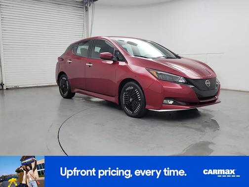 Red 2024 Nissan Leaf SV Plus