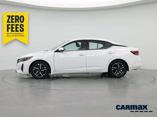White 2025 Nissan Sentra SV