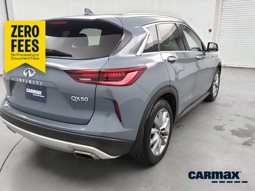 Gray 2022 INFINITI QX50 Luxe