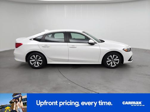 White 2023 Honda Civic LX