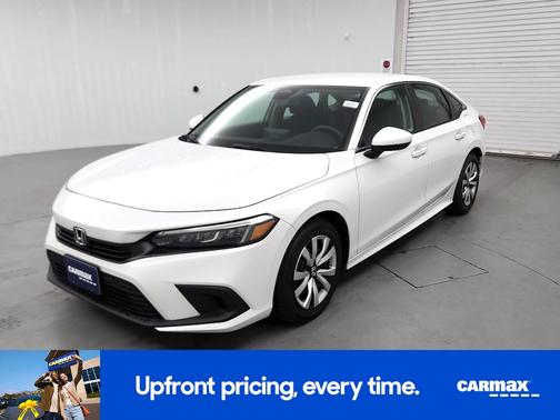 White 2023 Honda Civic LX