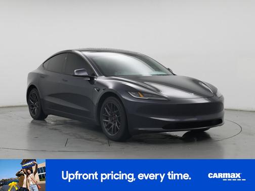 Gray 2025 Tesla Model 3 Long Range
