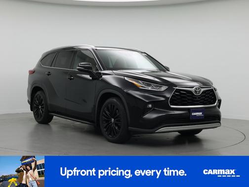 Black 2020 Toyota Highlander Platinum