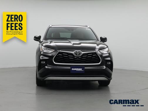 Black 2020 Toyota Highlander Platinum