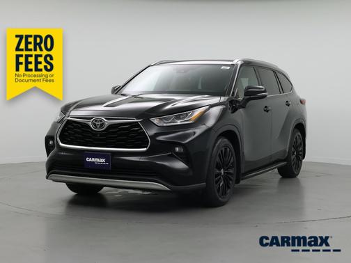 Black 2020 Toyota Highlander Platinum