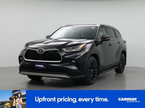 Black 2020 Toyota Highlander Platinum
