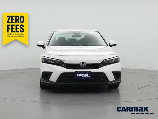 White 2023 Honda Civic LX