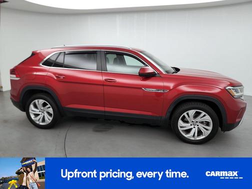 Red 2020 Volkswagen Atlas Cross Sport SE R-Line