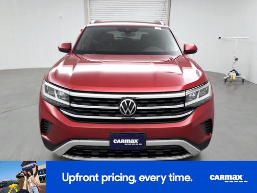 Red 2020 Volkswagen Atlas Cross Sport SE R-Line