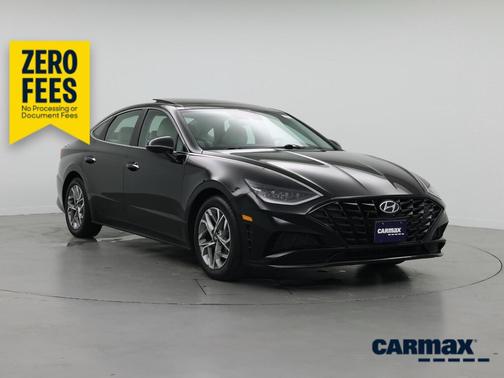 Black 2023 Hyundai SONATA SEL