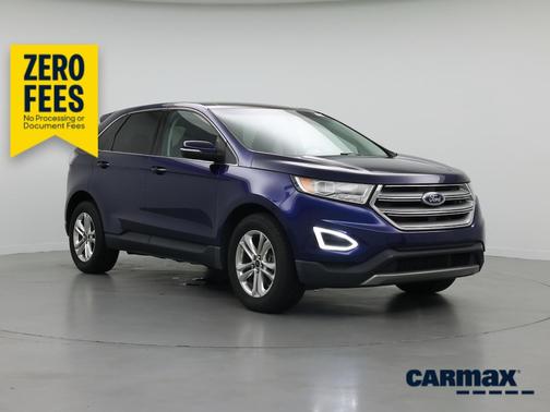 Blue 2016 Ford Edge SEL
