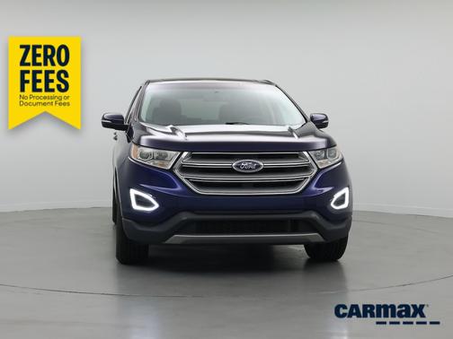 Blue 2016 Ford Edge SEL