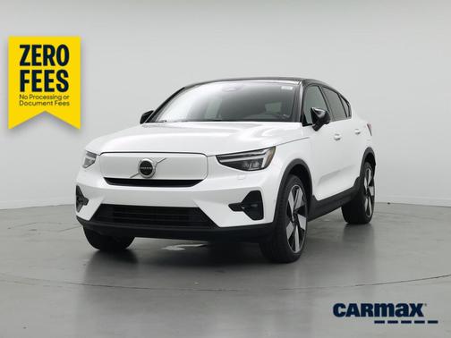 White 2022 Volvo C40 Recharge Pure Electric Ultimate