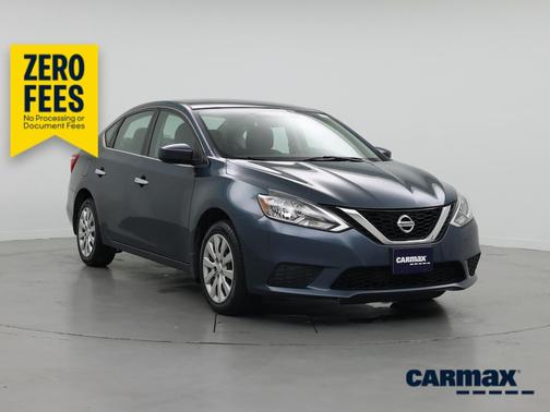 Blue 2016 Nissan Sentra SV