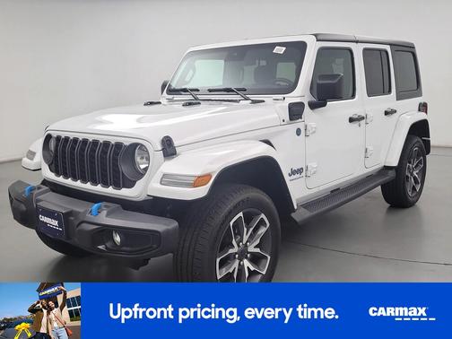 White 2024 Jeep Wrangler 4xe Sport S