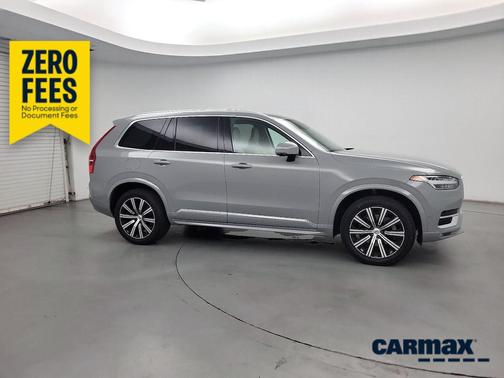 Gray 2024 Volvo XC90 B6 Ultimate Bright Theme