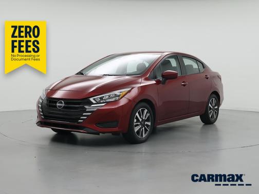 Red 2025 Nissan Versa SV