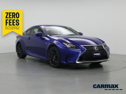 Blue 2017 Lexus RC 350 F-Sport