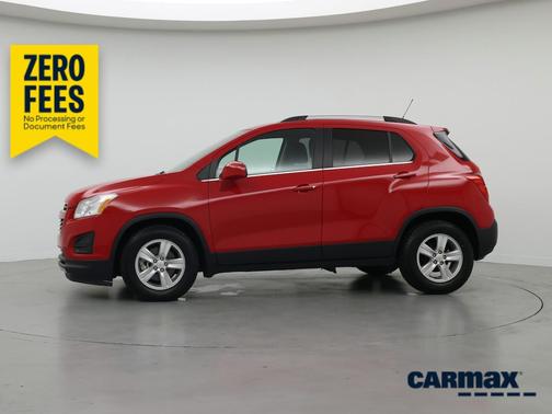 Red 2015 Chevrolet Trax LT