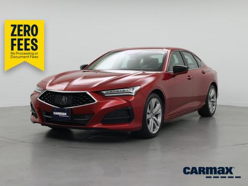 Red 2021 Acura TLX SH-AWD Technology