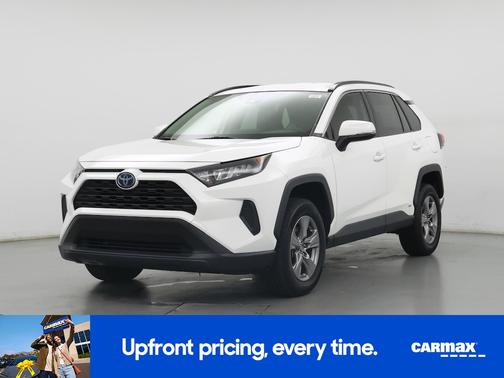 White 2022 Toyota RAV4 Hybrid LE