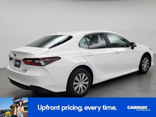 White 2023 Toyota Camry Hybrid LE