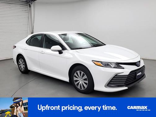 White 2023 Toyota Camry Hybrid LE