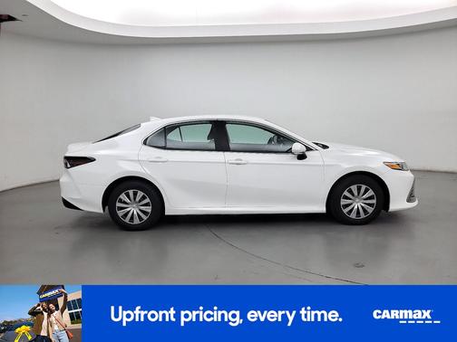 White 2023 Toyota Camry Hybrid LE
