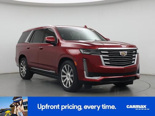 Red 2021 Cadillac Escalade Premium Luxury Platinum