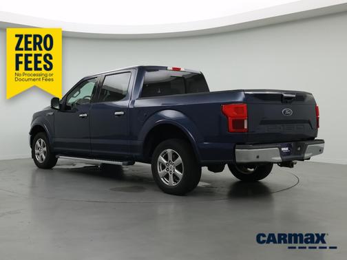 Blue 2018 Ford F-150 Lariat