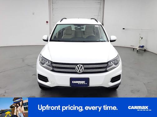 White 2016 Volkswagen Tiguan S