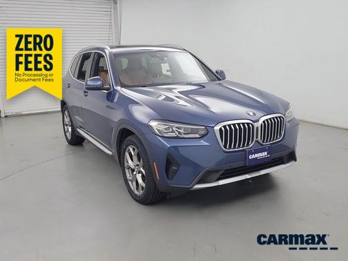 Blue 2022 BMW X3 XDrive30i