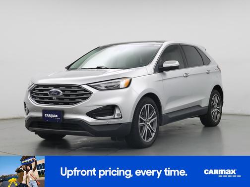 Silver 2019 Ford Edge Titanium