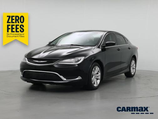 Black 2015 Chrysler 200 Limited