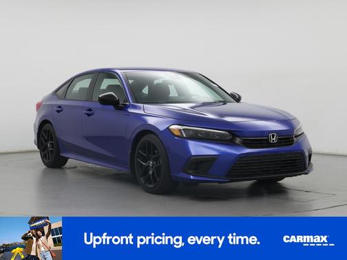 Blue 2023 Honda Civic Sport
