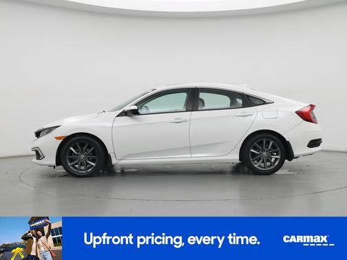 White 2020 Honda Civic EX-L