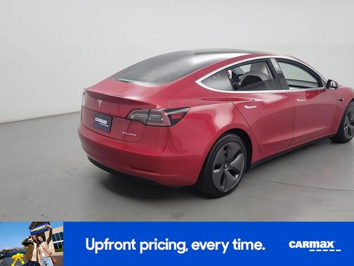 Red 2020 Tesla Model 3 Long Range