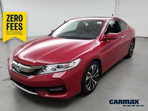Red 2017 Honda Accord EX-L