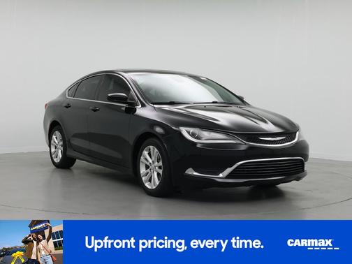 Black 2015 Chrysler 200 Limited