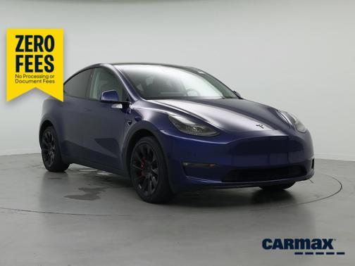Blue 2023 Tesla Model Y Long Range