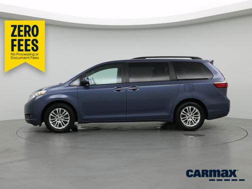 Blue 2015 Toyota Sienna XLE