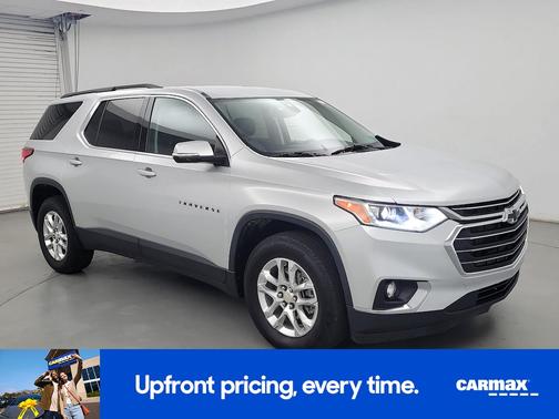 Silver 2021 Chevrolet Traverse LT Leather
