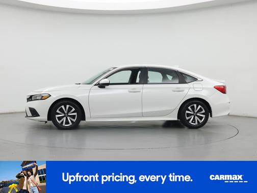 White 2023 Honda Civic LX