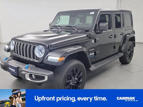 Black 2024 Jeep Wrangler 4xe Sahara
