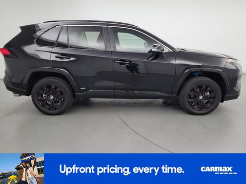 Black 2022 Toyota RAV4 Hybrid SE