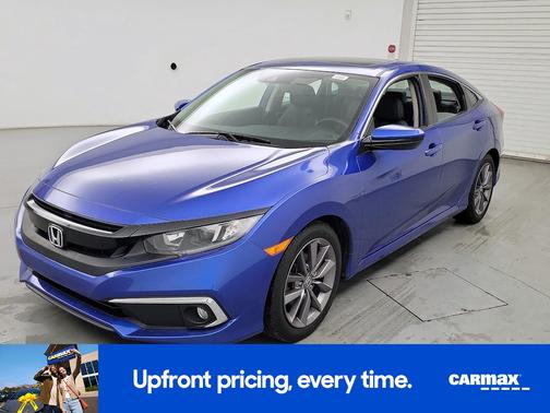 Blue 2021 Honda Civic EX-L