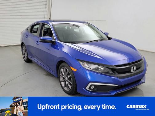 Blue 2021 Honda Civic EX-L